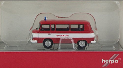 Preisvergleich Produktbild Herpa Miniaturmodelle GmbH Brekina TT Barkas B1000 Bus Feuerwehr