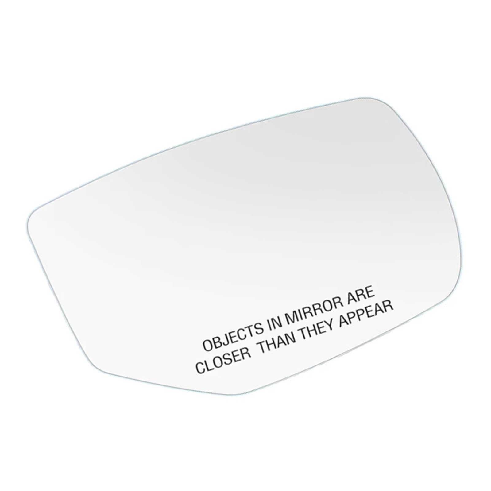 Verre de rétroviseur convexe et chauffant à angle réglable