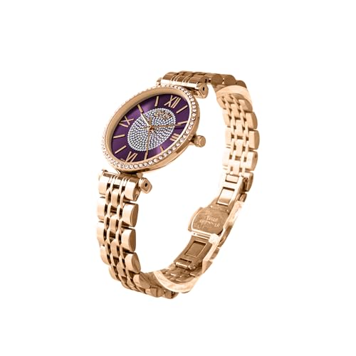Image of BRUNO MILANO Luxe Diamond Studded Bezel Watch for Women and Girls