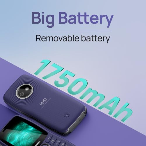 Nokia 123 Shield 2G Keypad Mobile Phone, Purple - Image 8