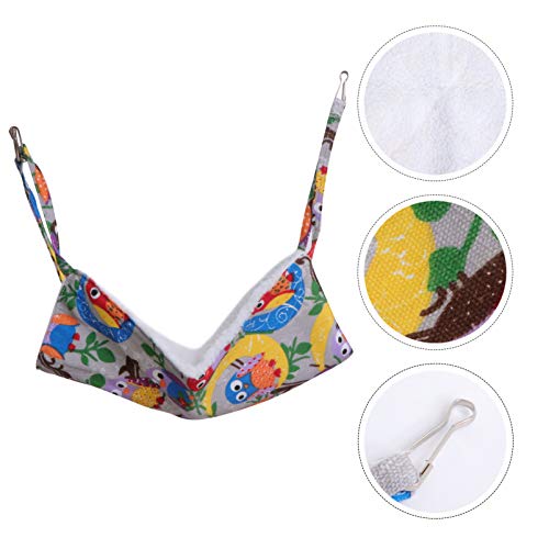 VILLCASE Pequeno Animal Rede Manter Aquecido Animal de Estimação Rede Balanço Macio Engrossar Cama d