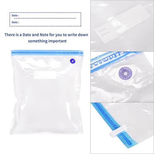 Lysee 3D Printer Parts & Accessories - Dryer Safekeeping Humidity Resistant Vacuum Storage Bag That Keep Filament Dry for 3D Printer PLA ABS Filament - (Color: 20 Bags 1 Pump)