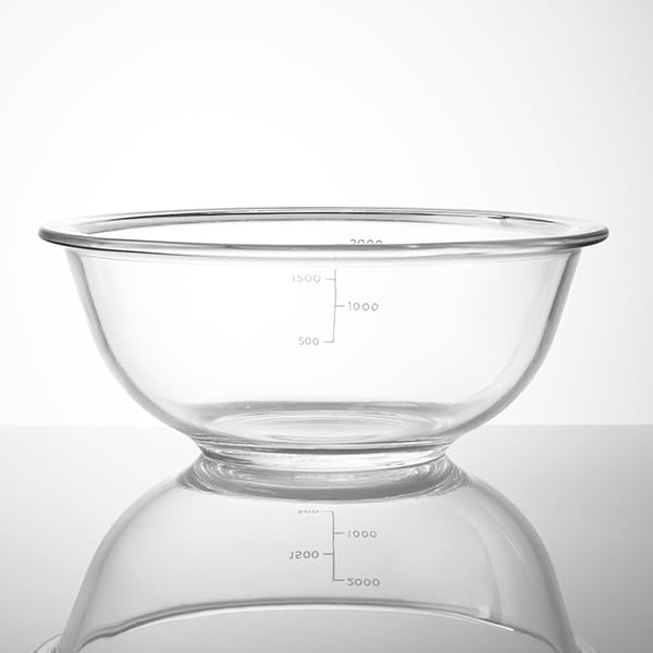 Amazon | ゆとりの空間 栗原はるみ 耐熱ガラスボウル 2.5L