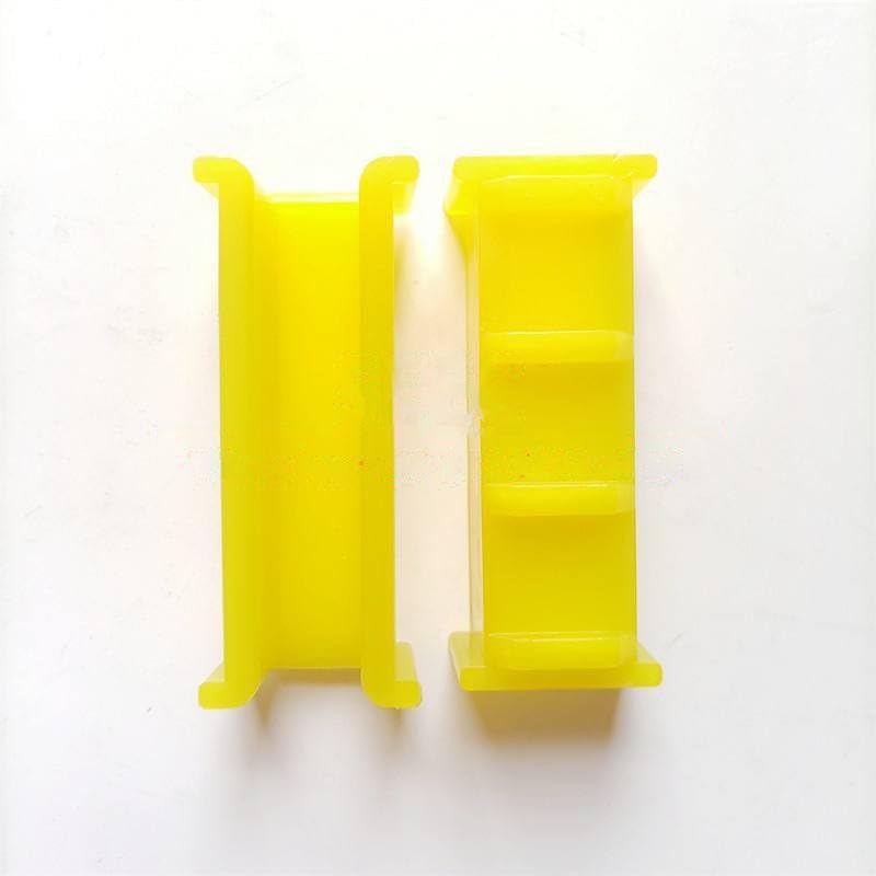 10PCS Elevator Guide Shoe Insert L=100mm for 16mm Rail 100x16mm Yellow