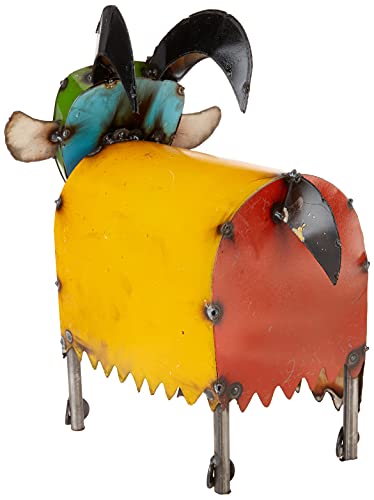 Rustic Arrow Small Round Goat Head, Multicolor #TOP1