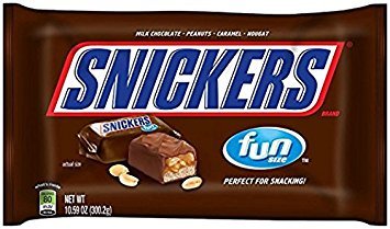 Snickers Fun Size Chocolate Bars, 10.59 oz (2 pack)
