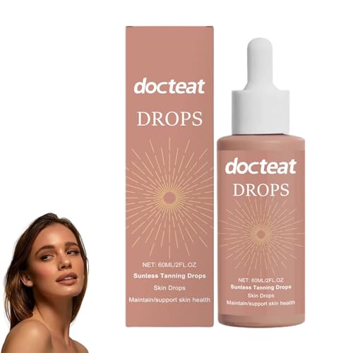 Sun Glow Tropfen zum Trinken Sunglow trinkbare Bräunungstropfen Selbstbräuner-Tropfen für Einen Natürlichen Glanz für alle Hauttypen (1 Flasche)