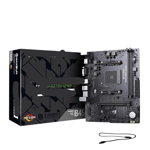 B450M マザーボード デュアルチャネル DDR4 メモリ AM4 APU 用 Ryzen 4500 5600 5600G CPU および M.2 NVME サポートと互換性あり
