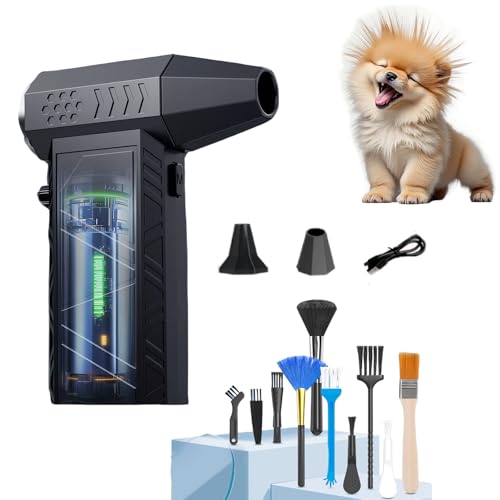 Elettrico Compressore Aria Portatile Senza Fili, 260000 Giri/Min, Soffiatore Aria Compressa, Mini...