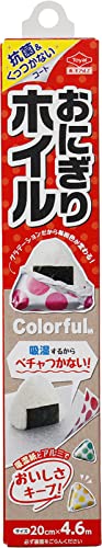 Feuille d'aluminium Onigiri Toyo S1752 colorée antibactérienne 20cm x 4,6m