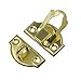 Luomorgo 20 Pcs Hasp Latch Decorative Hasp Latch Lock for Jewelry Wooden Box Cabinet, Gold