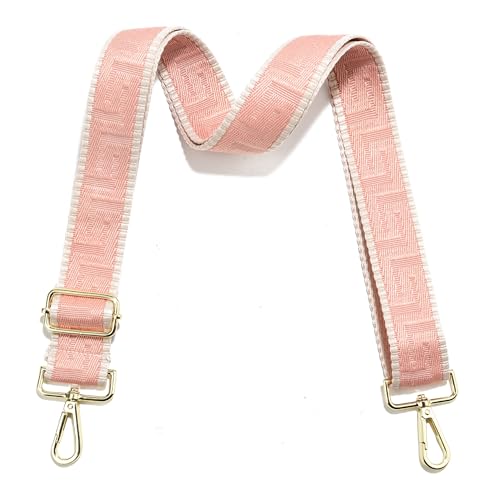 Image of Wide Purse Strap Replacement Crossbody Canvas Shoulder Bag, Universal Adjustable Straps for Bags(55 inchLong)
