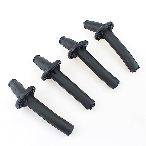 パーツ mc17 mc19 mc22 Amazon | オートバイ 4 個ゴムスパークプラグキャップフレア