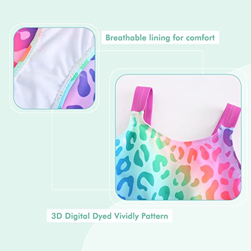 Girls One Piece Swimsuits Halter Bathing Suits Summer Swimwear 3-16 Years4