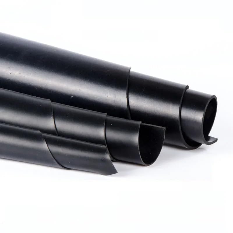 Feuille de caoutchouc nitrile NBR 500 x 500 mm, épaisseur 1 mm/1,5 mm/2 mm/3 mm/4 mm, dureté 70 A, résistant aux acides, à l'huile et aux alcalis, joint noir(3mm)