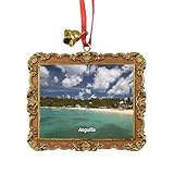 Anguila UK - Colgante colgante para árbol de Navidad, recuerdo de viaje, decoración de fiesta de Navidad