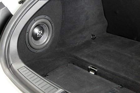 NVX BETSLASVCW104 Professional Grade Vehicle Specific, Optimized and Tuned Loaded Subwoofer Enclosure for Tesla Model S