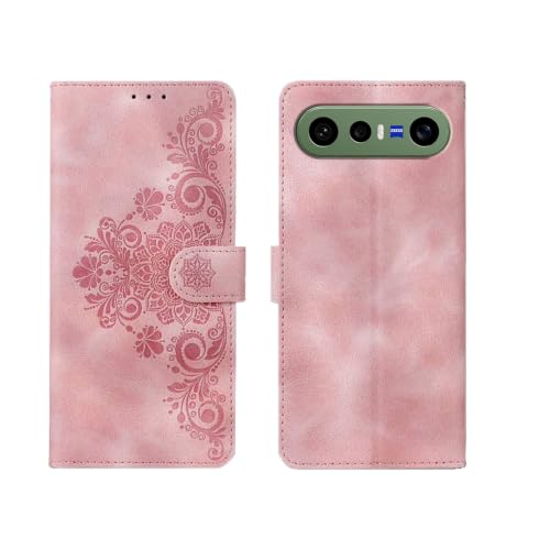 Image of amazon basics Vivo X300FE 5G Flip Cover | Card Pockets Wallet & Stand | Flip Cover for Vivo X300FE 5G (Executive Pink)