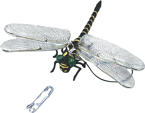 トンボ 虫除け シミュレーショントンボ防虫剤屋外の蚊よけ シミュレートされた大きなトンボ蚊よけアーティファクト虫対策 アウトドア キャンプ ウォーキング 野外活動 釣り 草刈り ベランダ 家庭菜園 ハイキング 屋外と屋内両用ミニトンボフィギュアアート置物モ