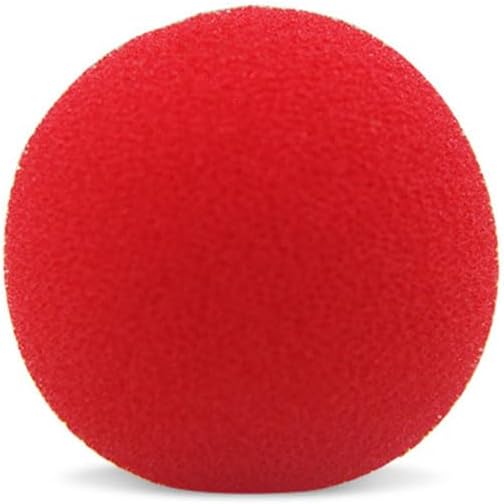 Miniatura 3 de MOMOMAGE Pelota de esponja roja súper suave, trucos de magia de 1.8 in1.7 pulgadas, aparecendesaparecen accesorios mágicos para magos de primer