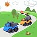 Imagen de Cicili Juego de Camiones de Construcción para Niños 1-3 Años