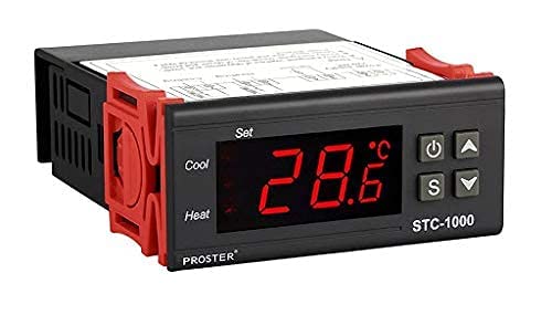 YourBot STC-1000 STC1000 Temperature Controller Thermostat Incubator Electronic Digital Display Temperature Relay NTC Sensor (Upgraded -50° ~ 99°C) Multipurpose Controller With Sensor Probe (B09L61MF9C) Amazon Price History, Amazon Price Tracker