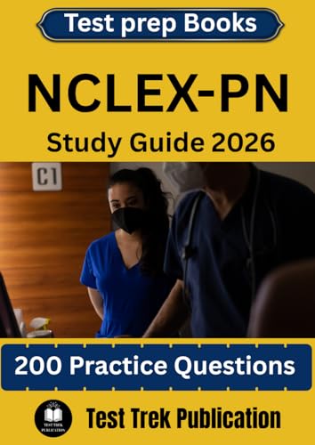 NCLEX-PN Test prep Books Study Guide 2026: 200 Practice Questions