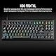 Corsair K60 PRO TKL RGB Tenkeyless Optisch-Mechanische Kabelgebundene Gaming-Tastatur - OPX Linear-Schalter - Polycarbonat-Tastenkappen - iCUE-Kompatibel - QWERTZ DE - PC, Mac, Xbox - Schwarz