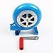 TYSJL Metalowy przemysłowy Outdoor Grill Iron Gear Ręczny Crank Dmuchawa Popcorn Wentylator Wentylator na Piknik BBQ Na Zewnątrz Kemping Piesze wycieczki (Size : 80W)