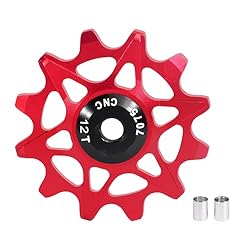 Huxibai Polea Trasera del Desviador - Rueda Guía D...: Optimización Ligera: Técnica de forja precisa garantiza retención de fuerza portante, enfocada en diseño ultraligero para mejorar respuesta de cadena y reducir peso eficientemente. Integración Versátil: Permite acoplamiento perfecto con la transmisió...