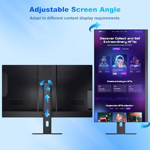 Image of 27inch IPS all-in-one PC,Rotate the screen to accommodate portrait mode | Core i7 processor, 16GB RAM 512GB SSD, pop-up webcam, height-adjustable stand, Wi-Fi 6, full range of ports