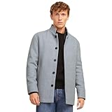 FUNKTIONSJACKE MIT PRAKTISCHEN DETAILS – Durchdachte Features wie elastische Manschetten für optimalen Sitz und seitliche Taschen für Handy oder Schlüssel machen diesen Übergangsmantel Herren zum perfekten Begleiter für Stadt, Büro und Reisen.