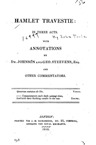 Hamlet Travestie, in Three Acts