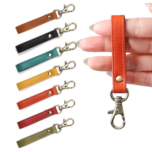 レトロ 革製キーホルダー