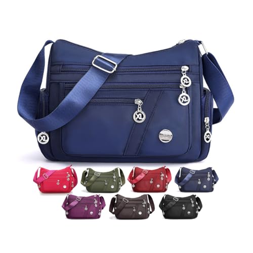 Bolso bandolera para mujer con múltiples bolsillos miniatura 1