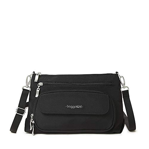 Original Everyday 10.5x7.5 Crossbody Bags for Women RFID Protected Lightweight Nylon Zippered Travel Purse