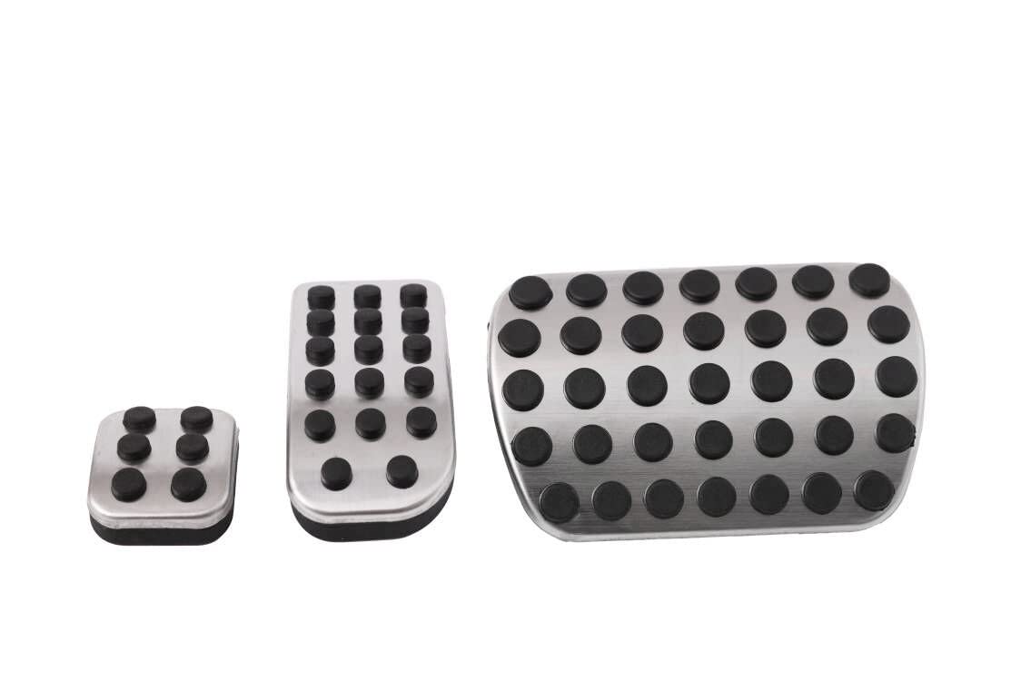 Lot de 3 accessoires pour pédale en acier inoxydable pour Vito Viano V-Class Valente Metris W639/W447