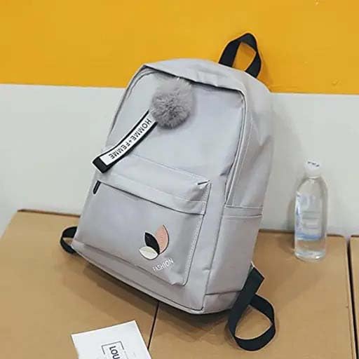 Image of BTS Backpack for Girls | K-Pop School Bag with Trendy Design & Keychain | Waterproof Lightweight Travel & College Women Backpacks for Teens | Shoulder Bags | Gift For Girls