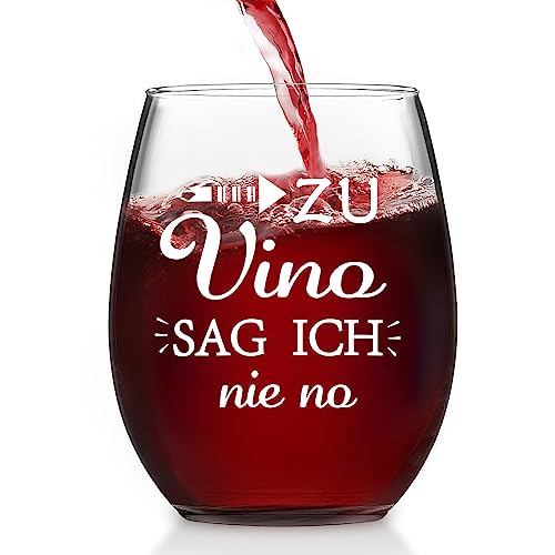 Joymaking Weinglas mit Gravur, Personalisiert, Lustig - Geschenk für Sommelier & Weinliebhaber Frauen & Männer 15OZ