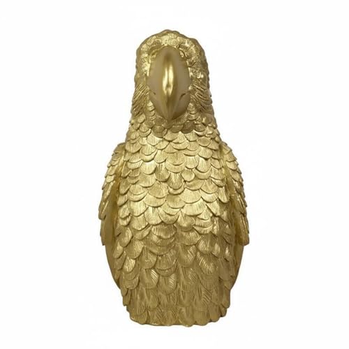 Vase oiseau or fait main stable et résistant pour sublimer vos meubles sans risque - 2