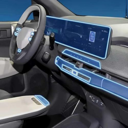 Lámina protectora para Kia EV3: película transparente antiarañazos de consola y salpicadero