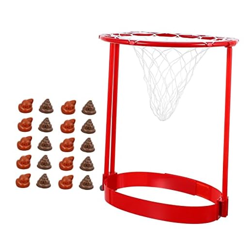 Vaguelly 1 Juego Juguete para Tirar Caca Juego De Tirar Caca Juguetes para Tirar Caca Tienda De Aro De Baloncesto Broma Caca Guerra Bebé Víspera De Todos Los Santos Cloruro De Polivinilo