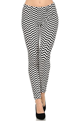 Womens Velour Full Length Leggings (Chevron, One Size) #TOP11