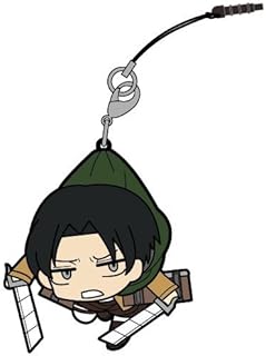 進撃の巨人 リヴァイつままれストラップ