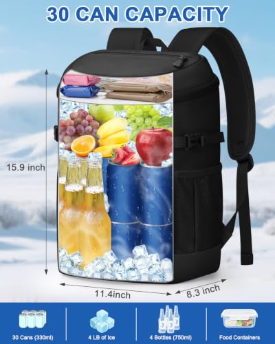 Pritent Backpack Cooler Insulated Cooler Backpack Beach Cooler Bag