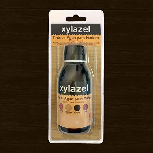 Xylazel Tinte al agua para Madera Wengue 125 ml, El embalaje puede variar
