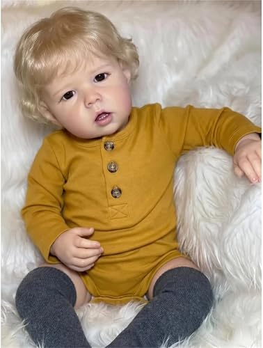 Muñeco Reborn Bebé Niño Realista 20 Pulgadas miniatura 3