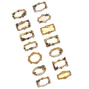 JTQYFI Retro Rust Effekt Klebebandaufkleber Set