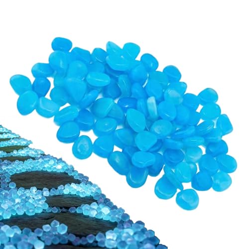 Galets de jardin fluorescents et pierres lumineuses pour décoration