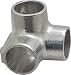 Hollaender - 1 Inch Pipe, Side Outlet Elbow - Aluminum Alloy Pipe Rail Fitting (2 Pack)